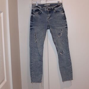 Zara Distressed Skinny jeans Women Size 04
